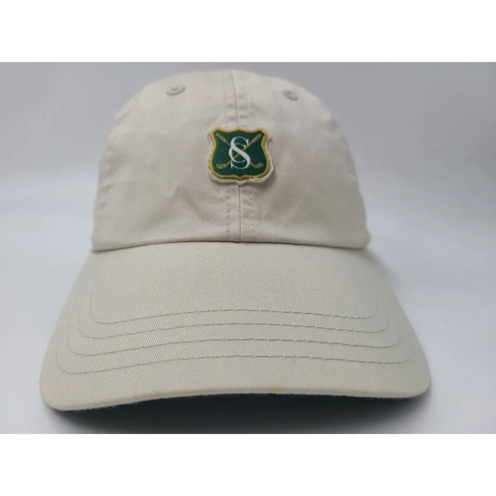 The Stanwich Club Golf Course American Needle Adjustable Hat Cap Men Women Beige
